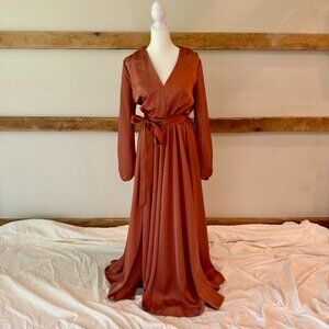 Michael Costello X REVOLVE Dress in Bronze